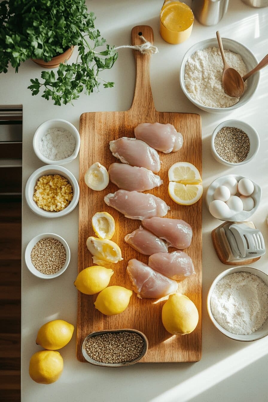 tahini chicken schnitzel