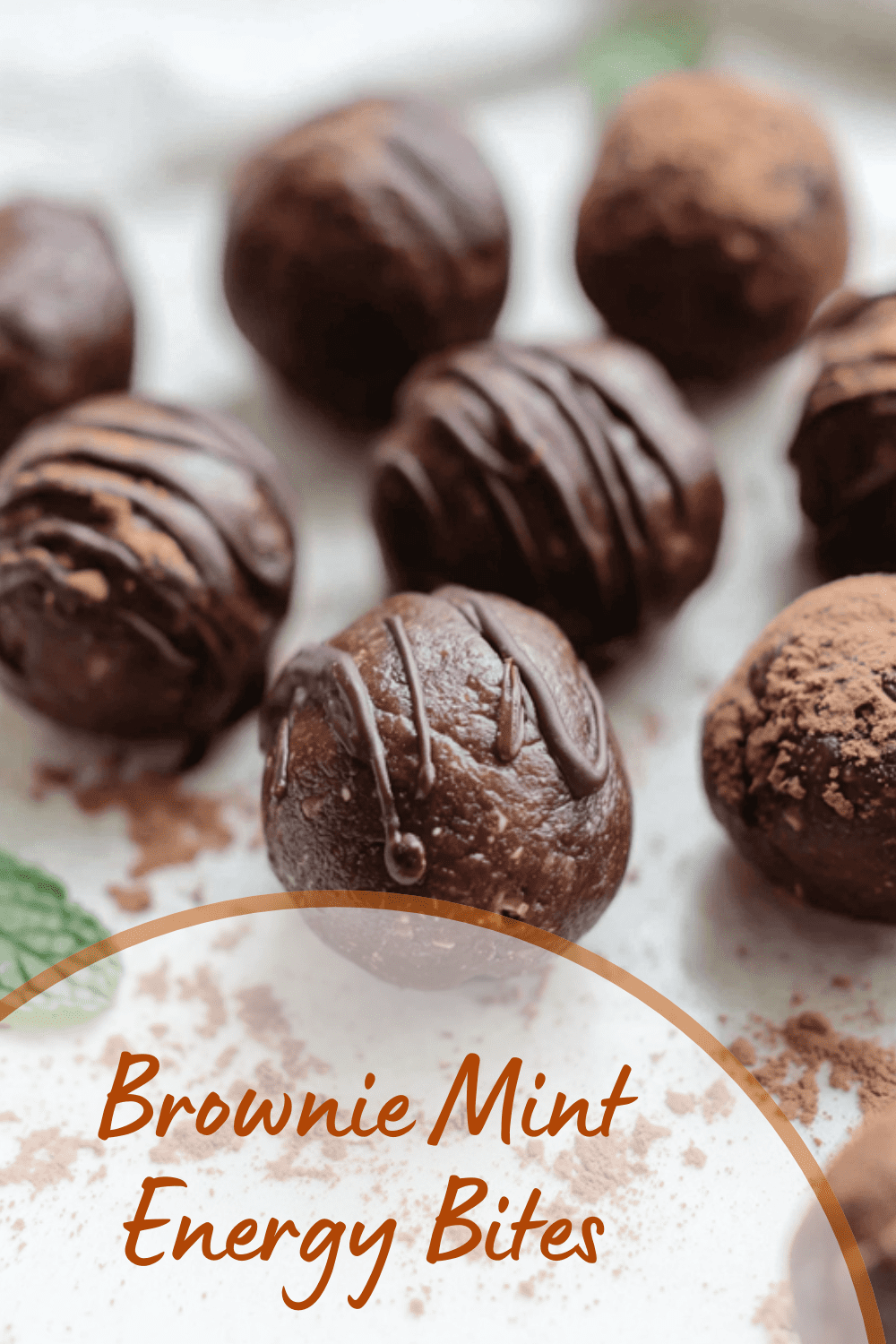 Brownie Mint Energy Bites