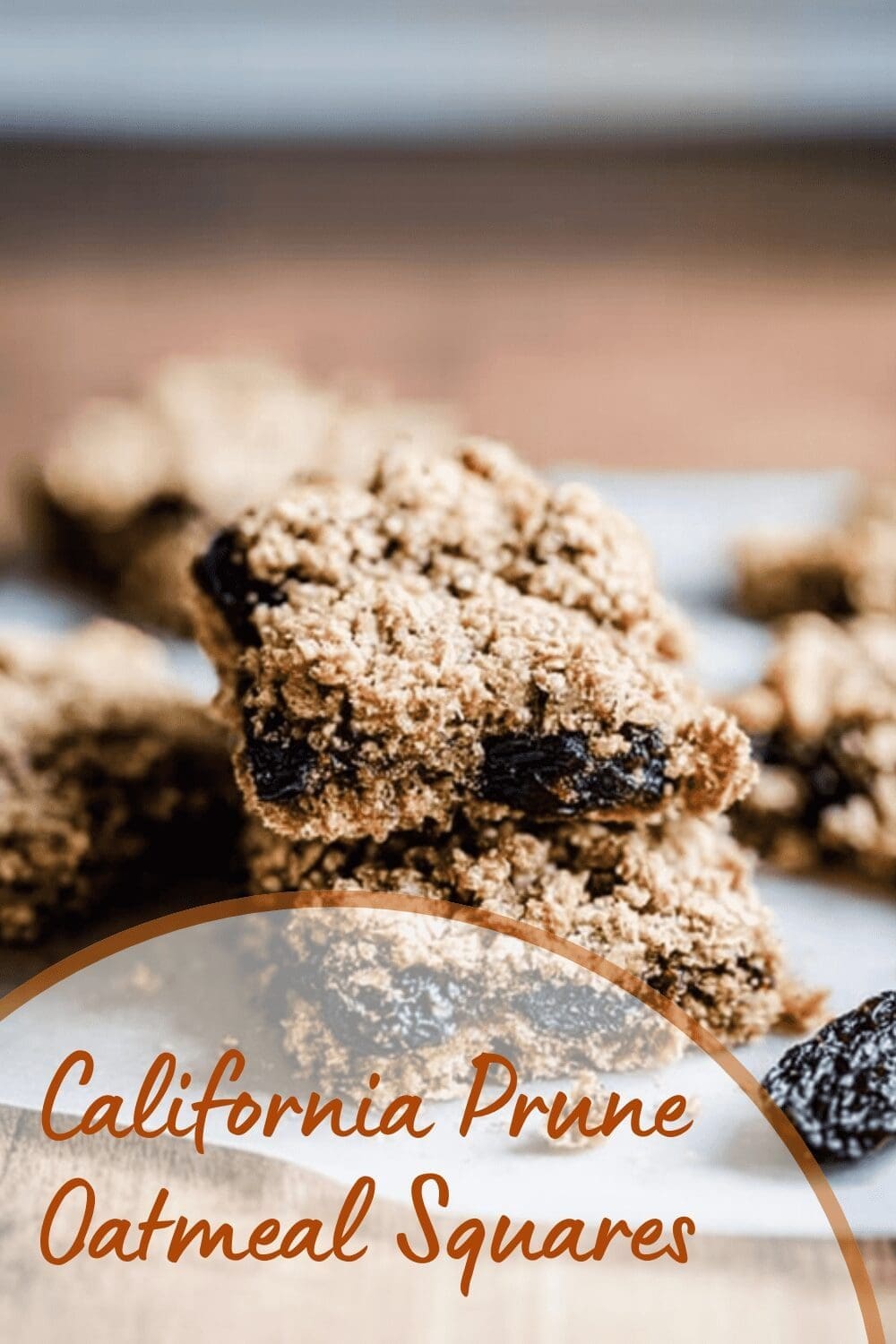 California Prune Oatmeal Squares