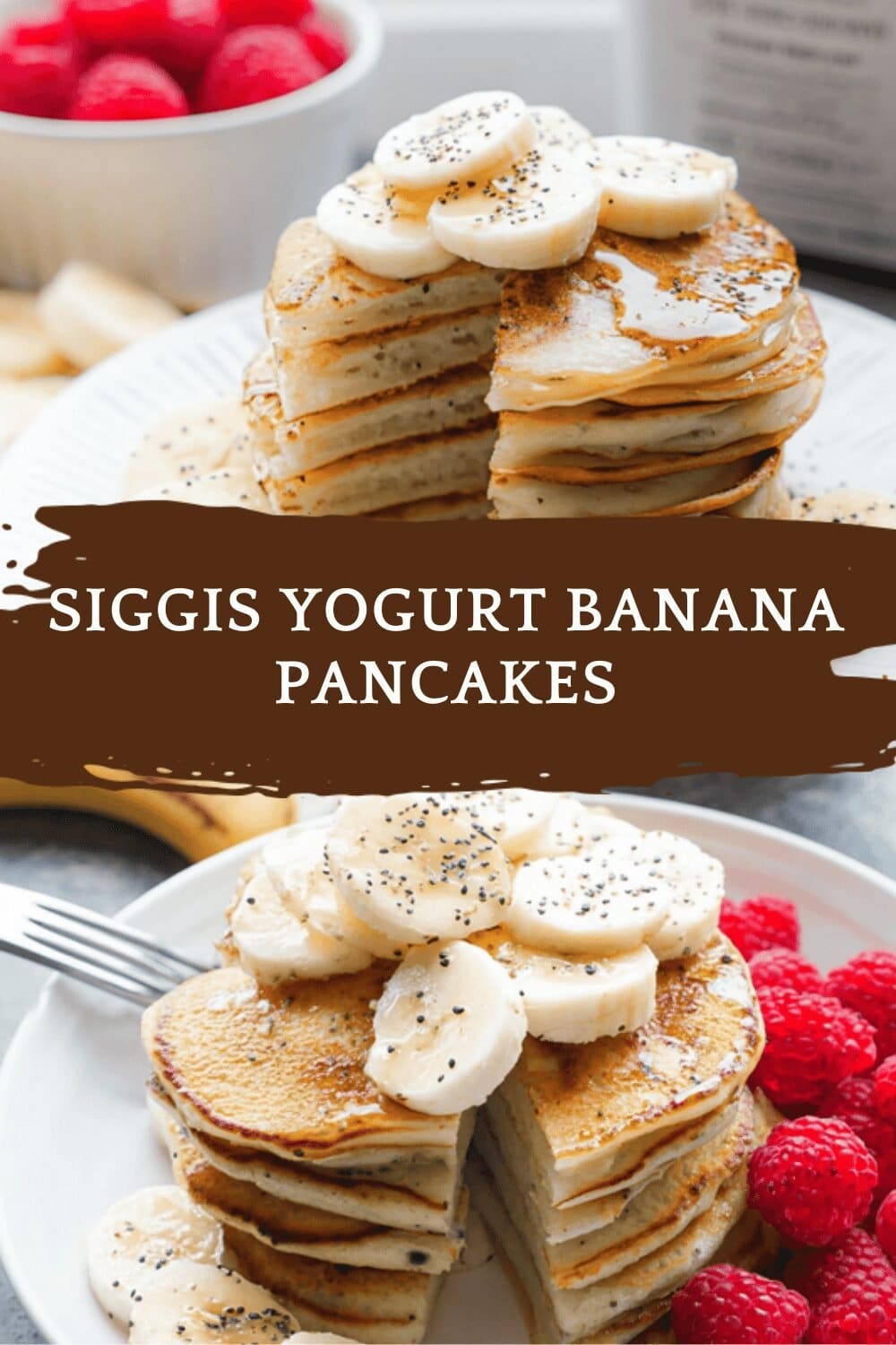 Siggis Yogurt Banana Pancakes