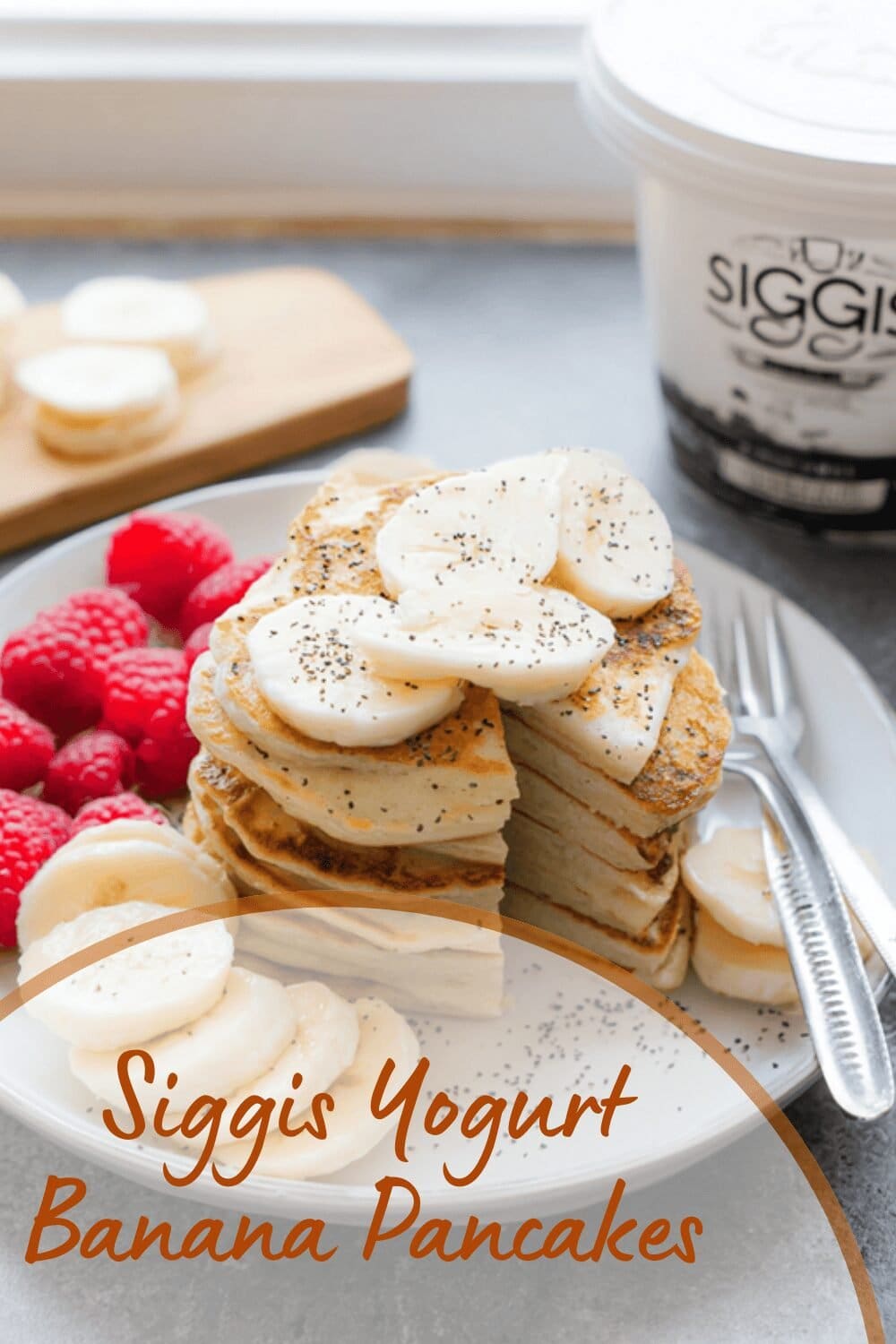 Siggis Yogurt Banana Pancakes