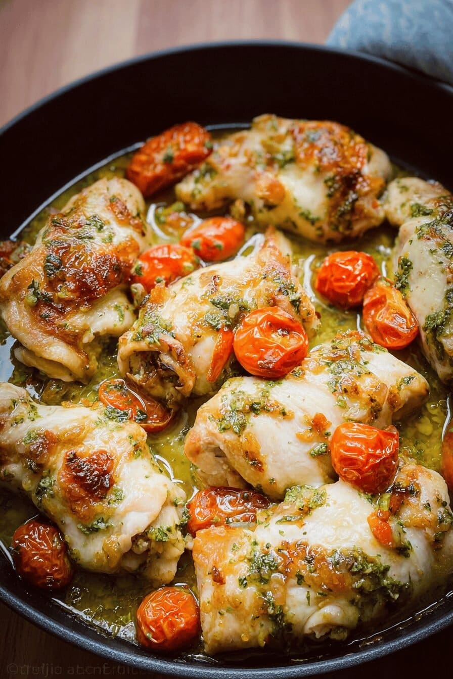 Chicken Pesto Roll Ups
