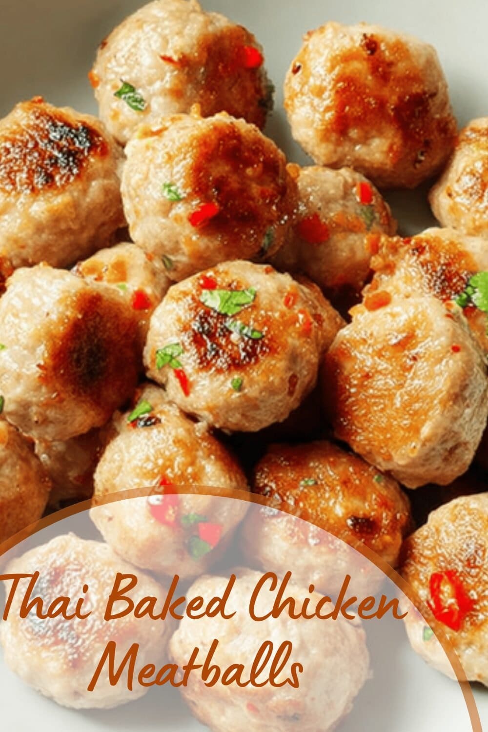 Thai Baked Chicken Meatballs