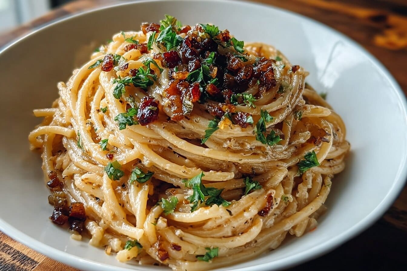 Caramelized Onion Pasta