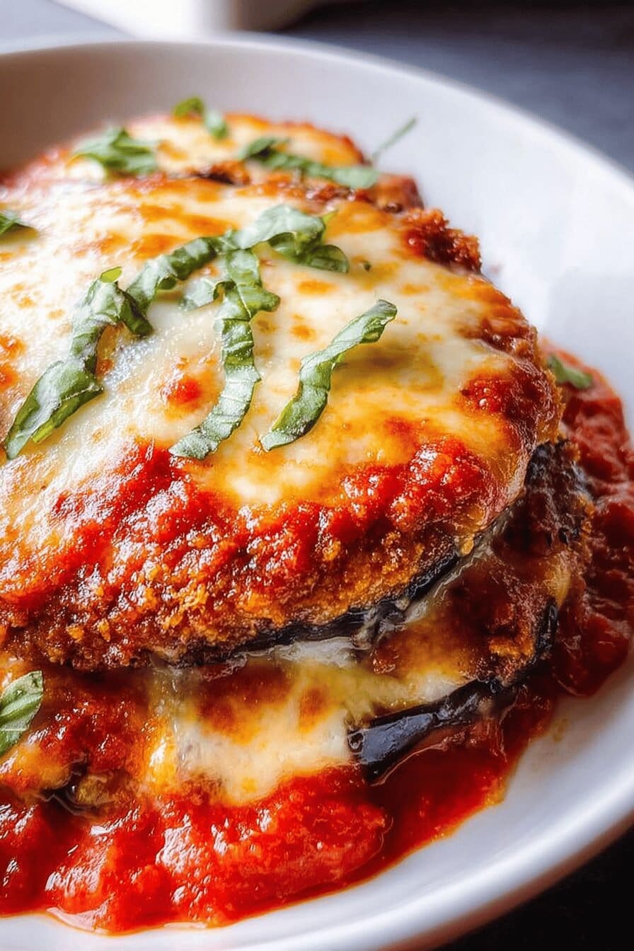Chicken Eggplant Parmesan Bake