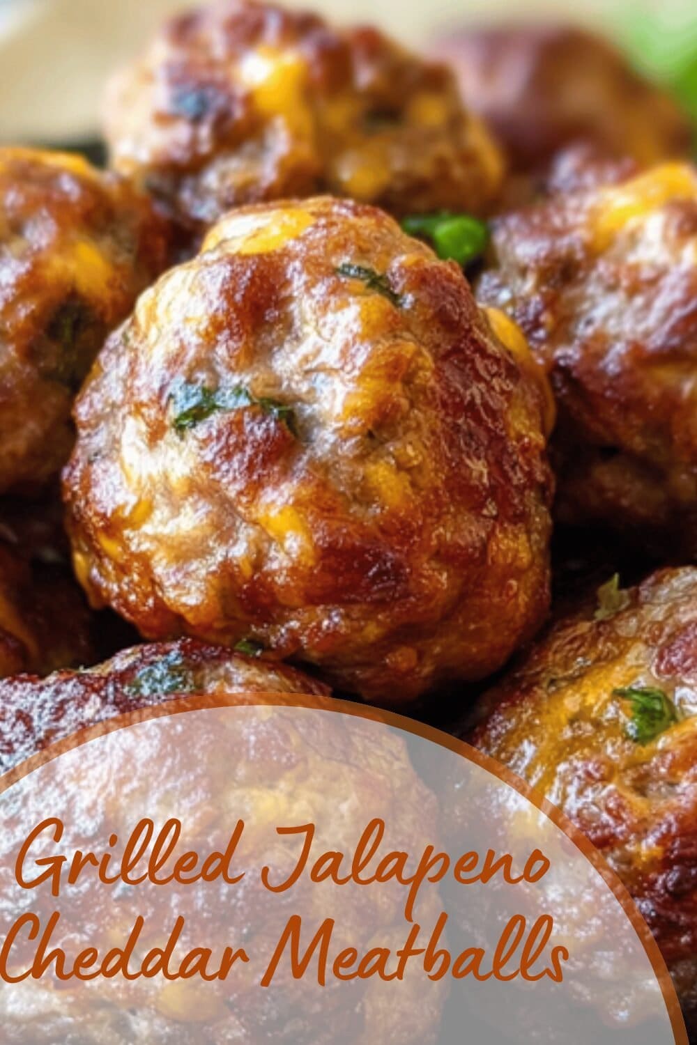Grilled Jalapeno Cheddar Meatballs