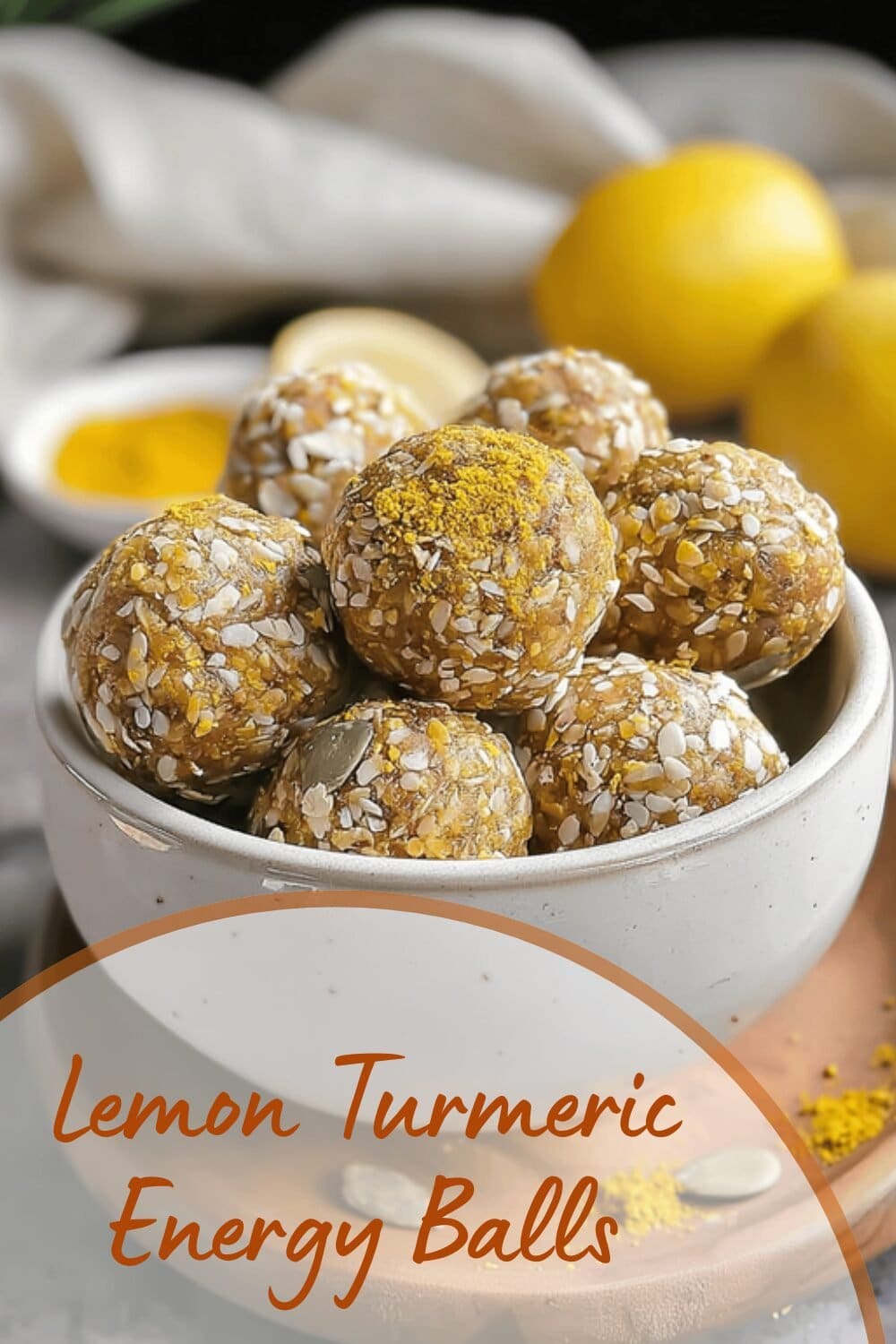 Lemon Turmeric Energy Balls