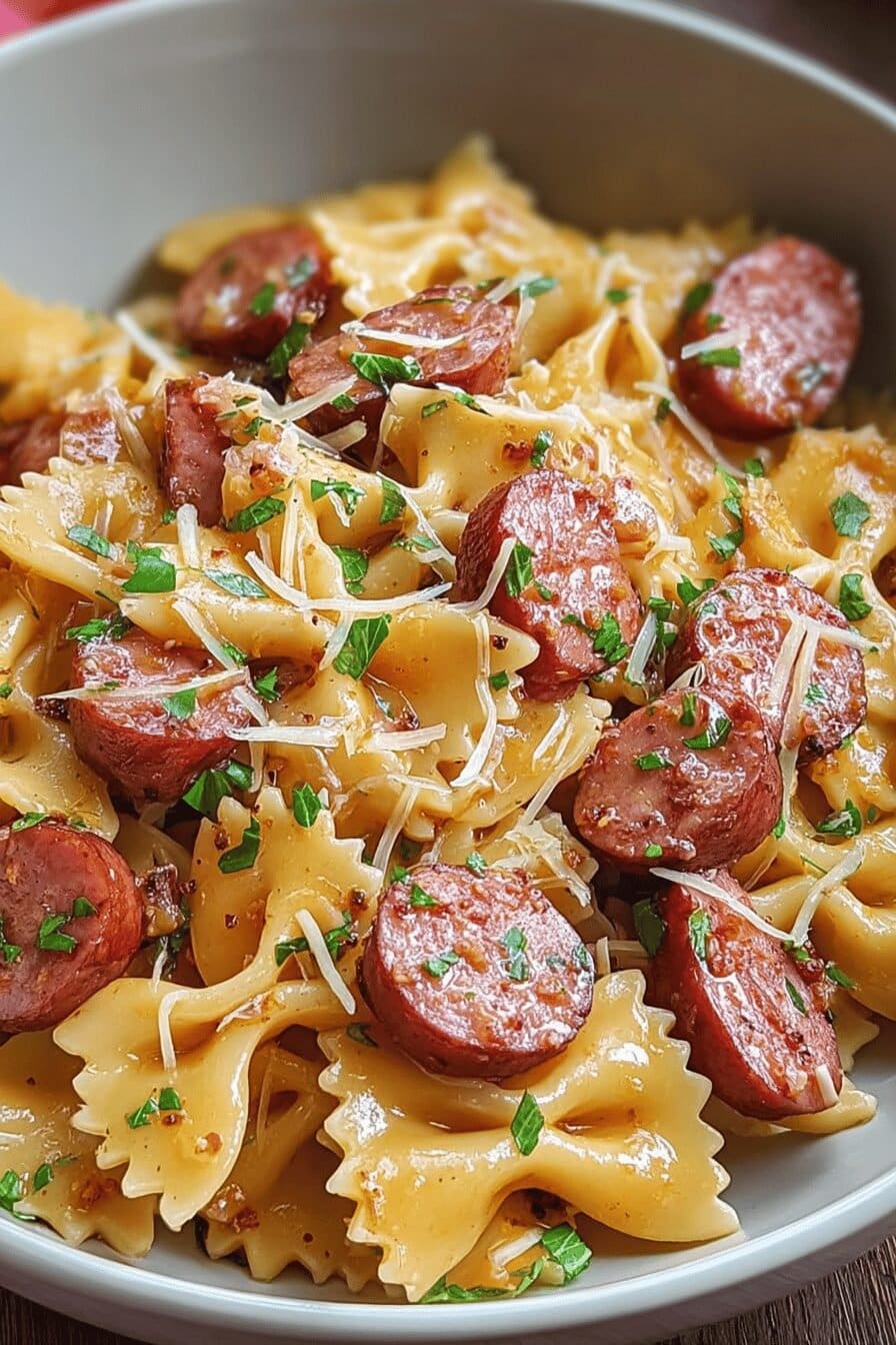 One Pot Kielbasa Pasta