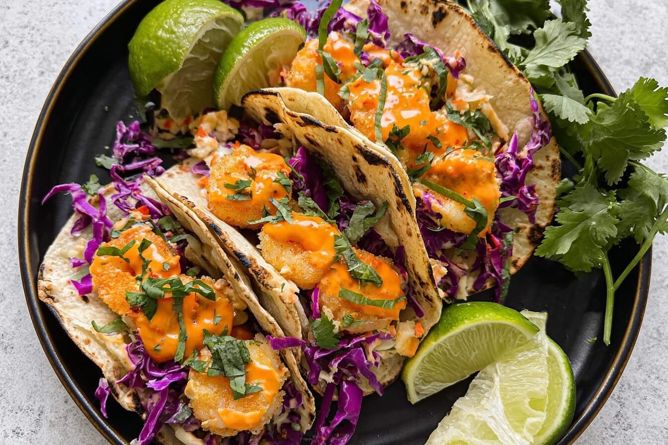 Bang Bang Shrimp Tacos