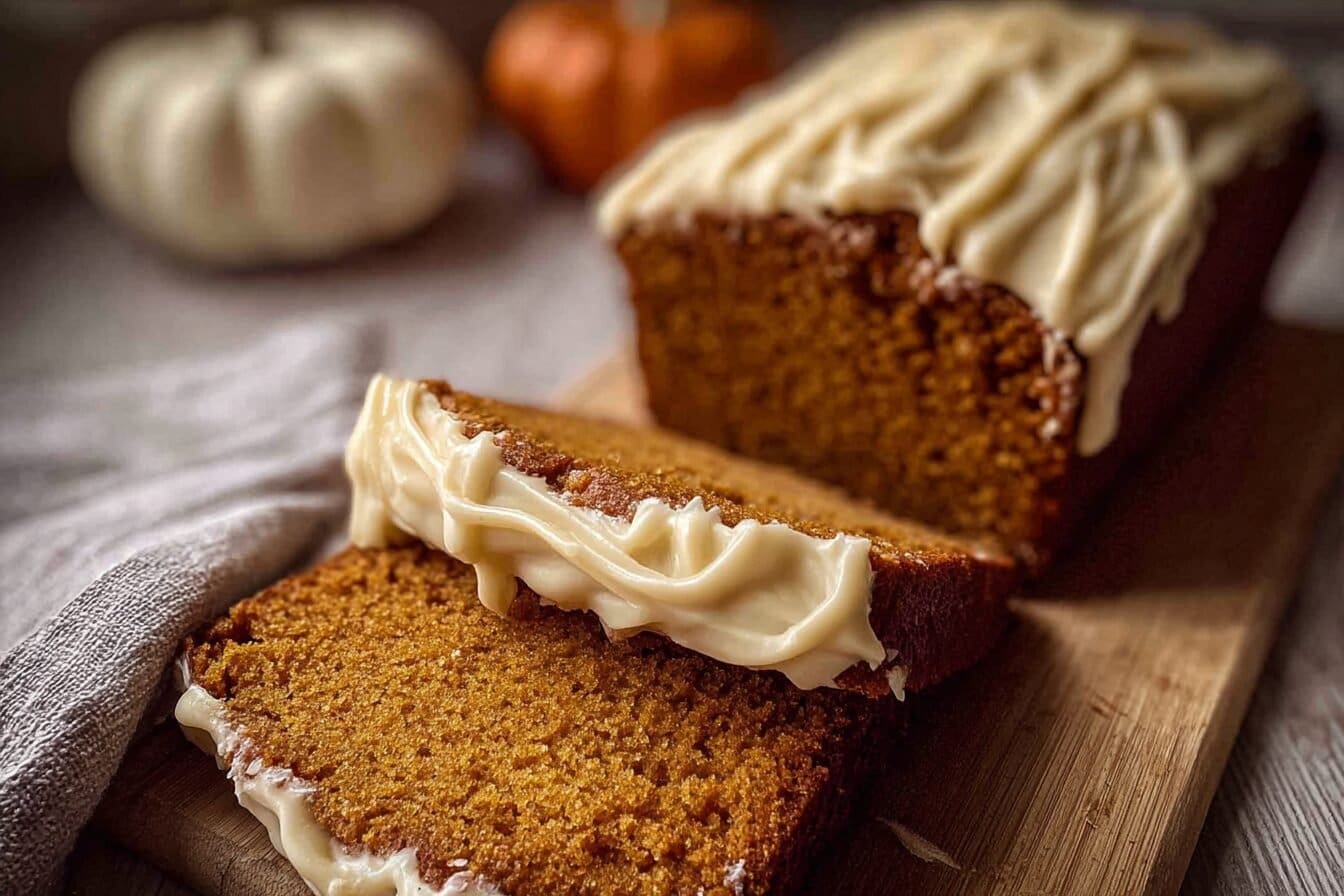 Pumpkin Cream Cheese Bread