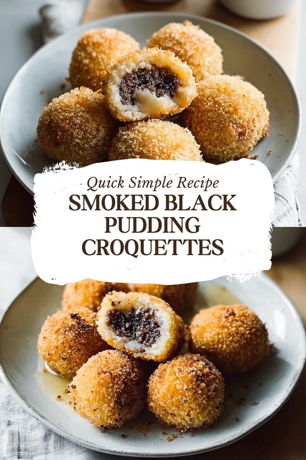 Smoked Black Pudding Croquettes