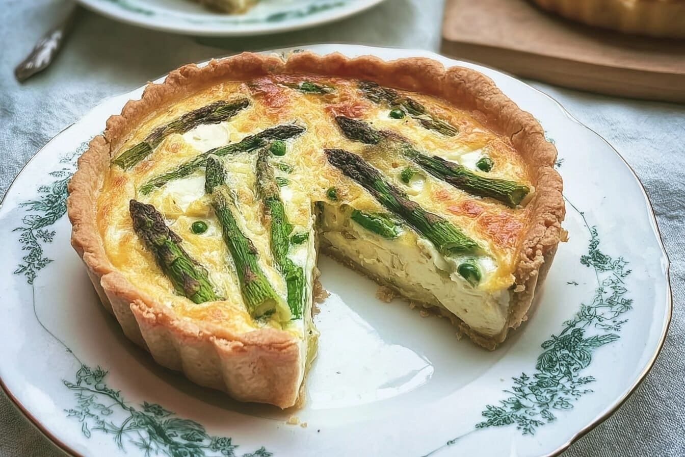Cheese And Asparagus Quiche