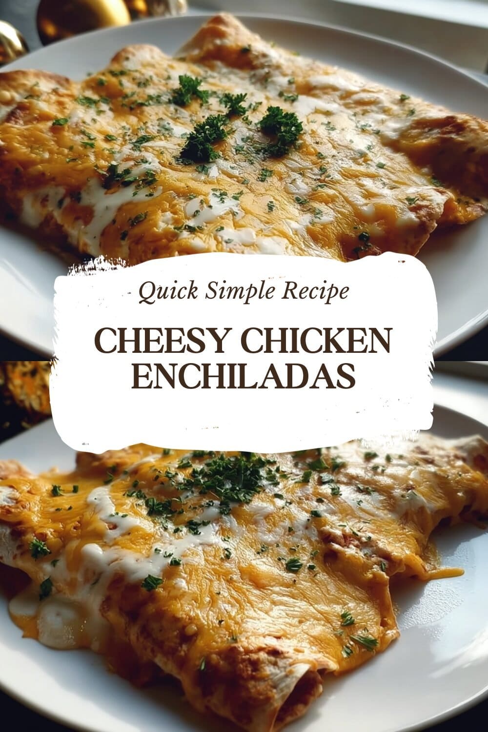 Cheesy Chicken Enchiladas