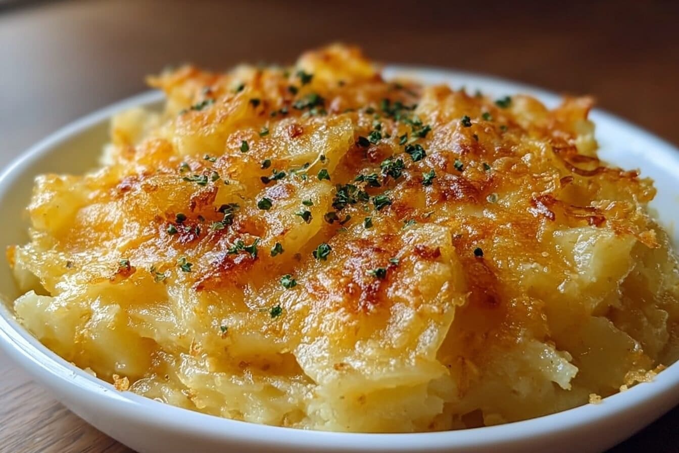 Crockpot Cheesy Potato Casserole