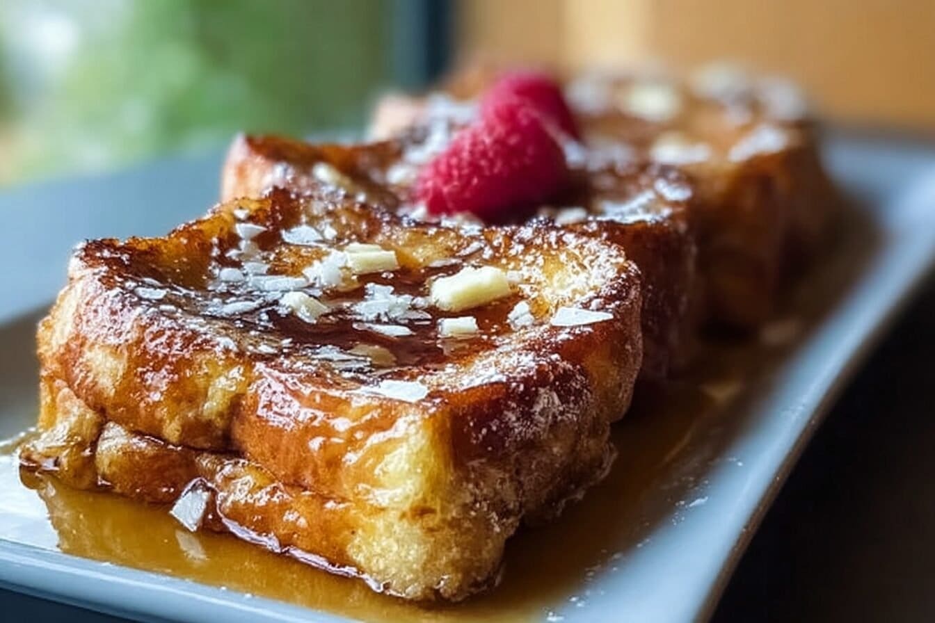 Hawaiian Roll French Toast Bake