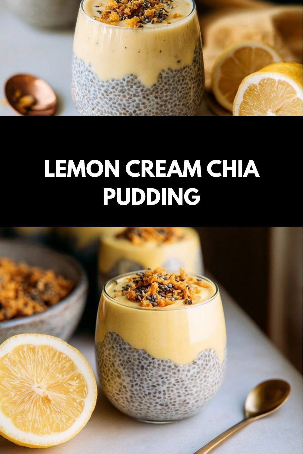 Lemon Cream Chia Pudding