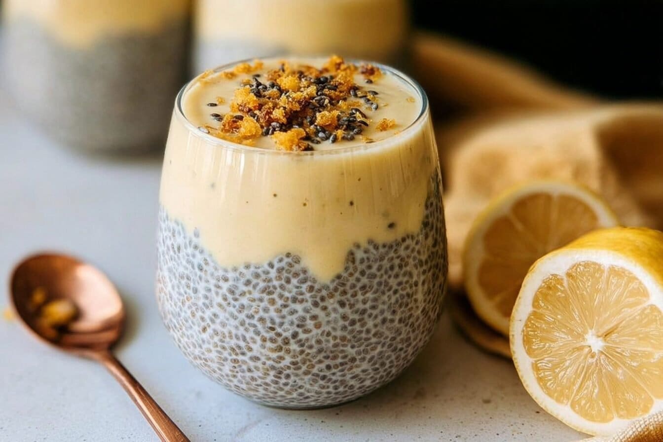Lemon Cream Chia Pudding