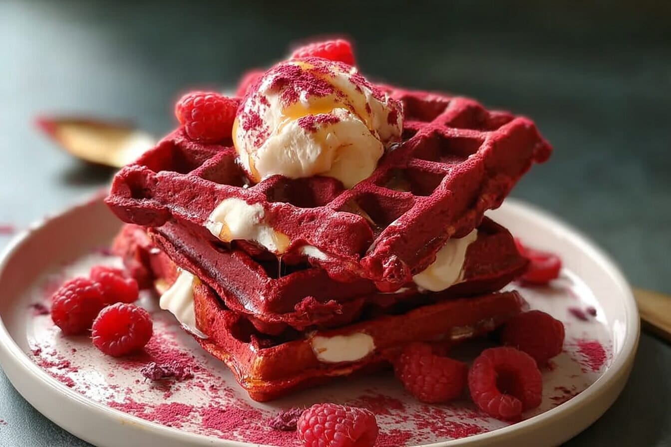 Red Velvet Waffles