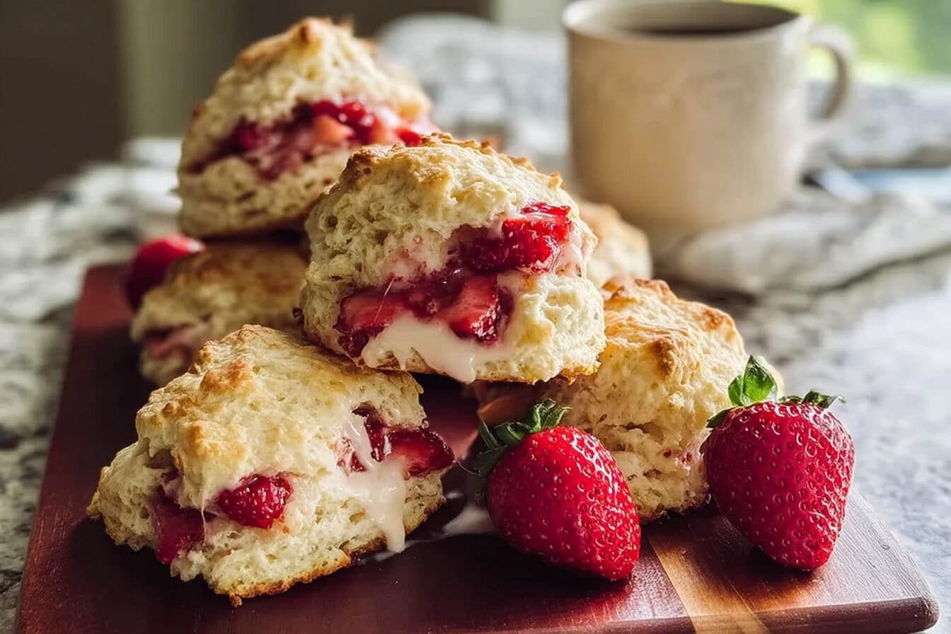 Strawberry Scones