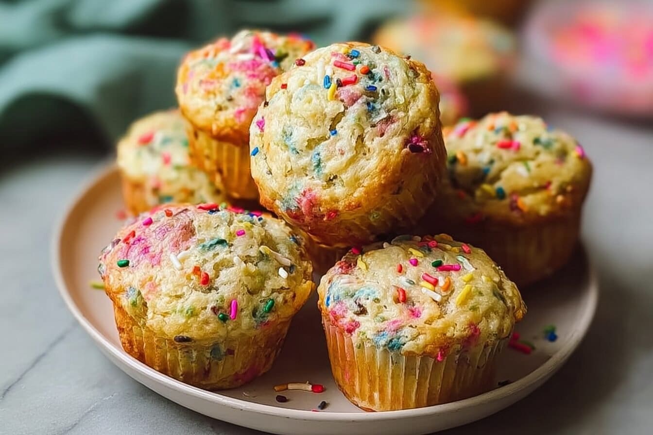 Vanilla Funfetti Muffins