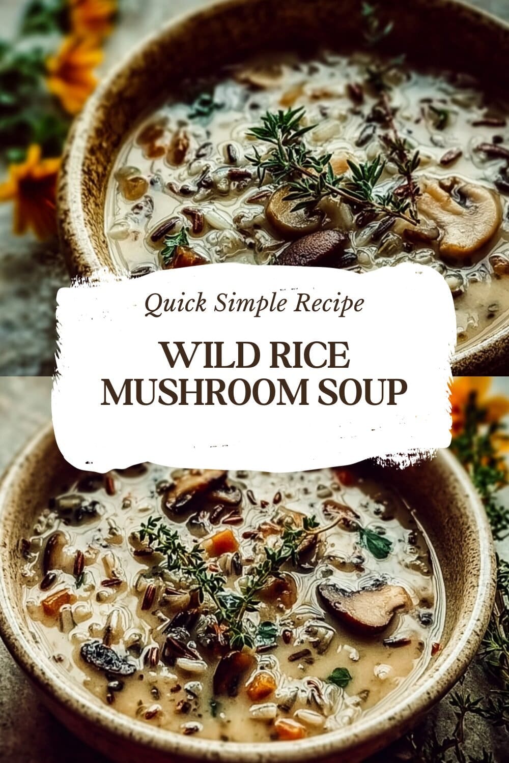 Wild Rice Mushroom Soup