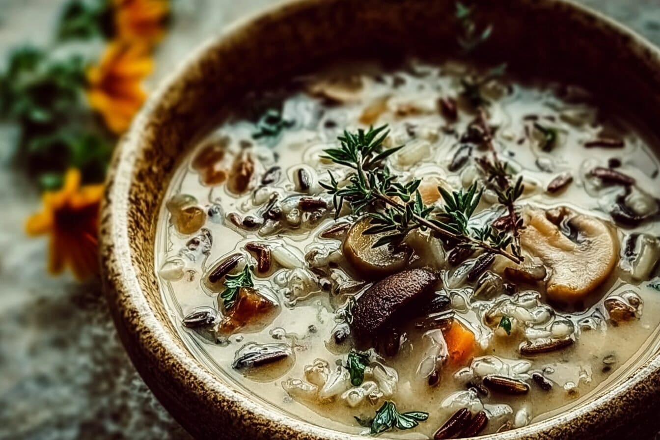 Wild Rice Mushroom Soup