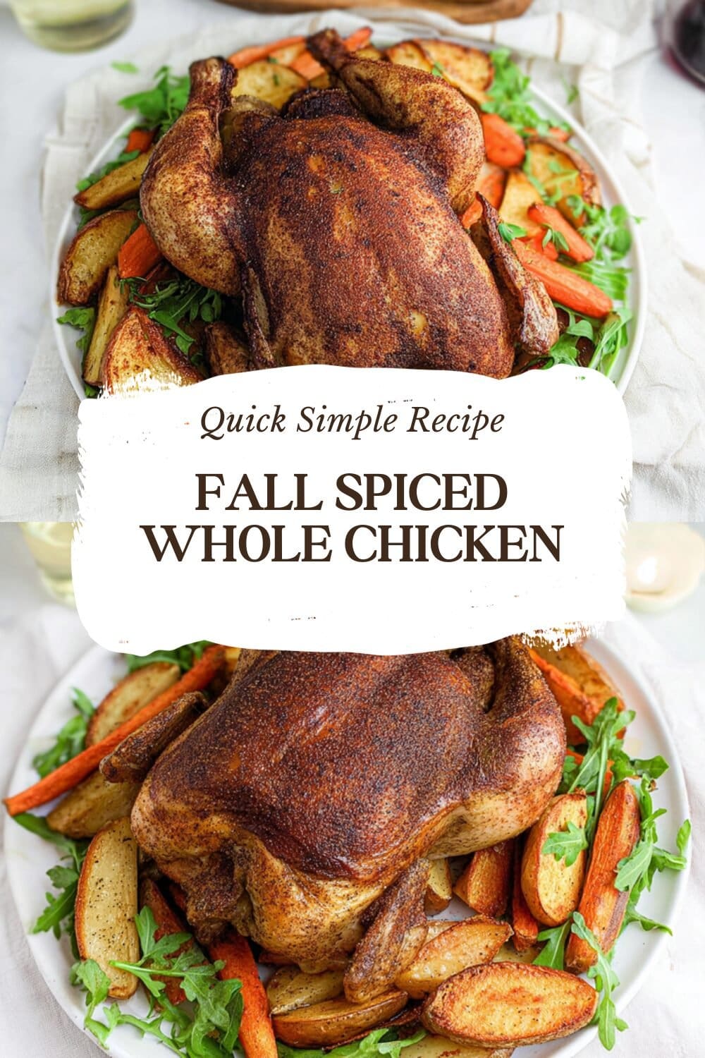 Fall Spiced Whole Chicken