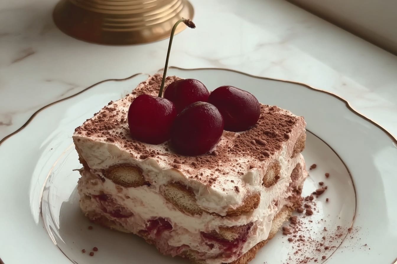 Cherry Tiramisu