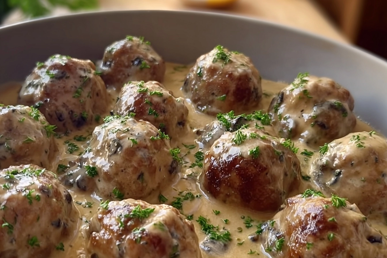 Creamy Turkey Meatballs