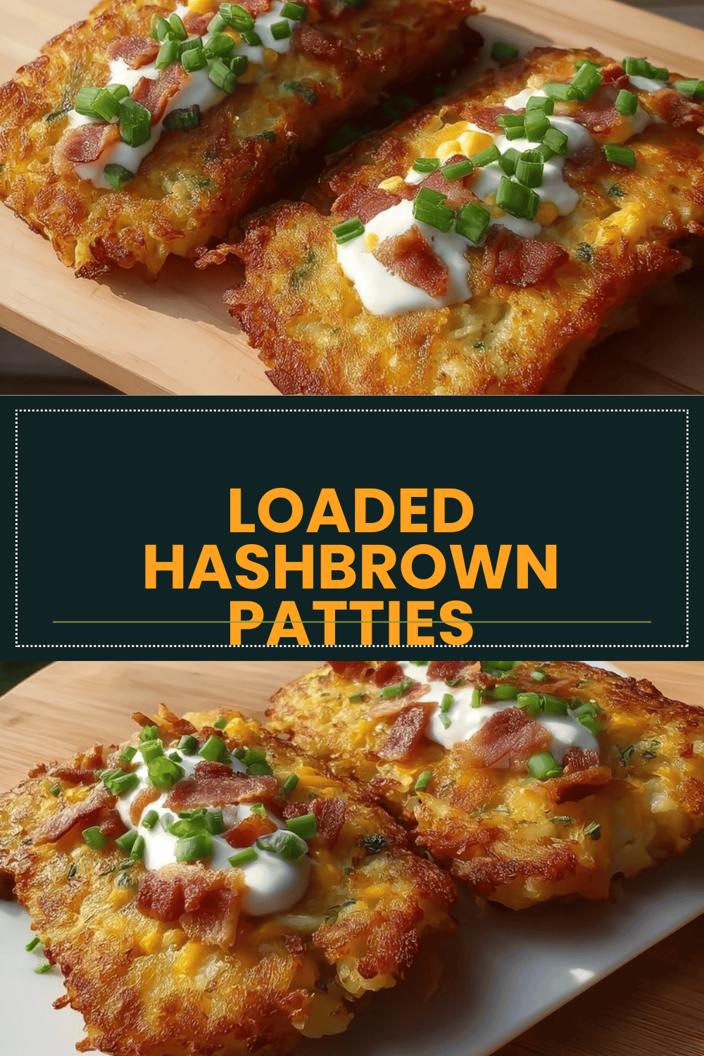 Loaded Hashbrown Patties