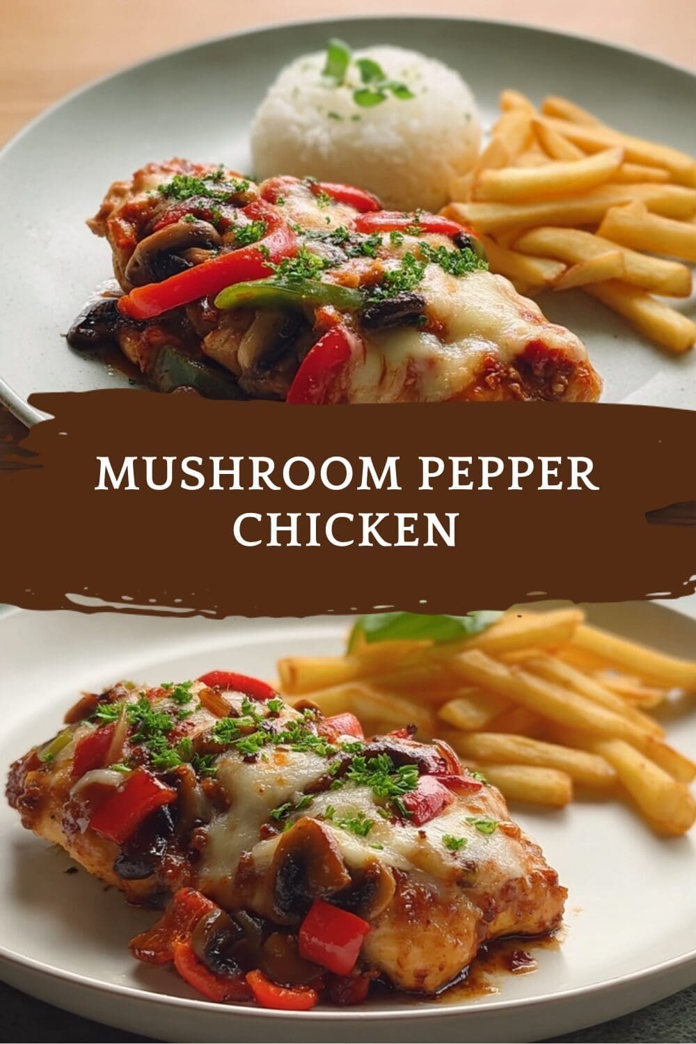Mushroom Pepper Chicken